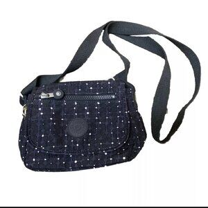 Kipling Sabian mini crossbody Black blue